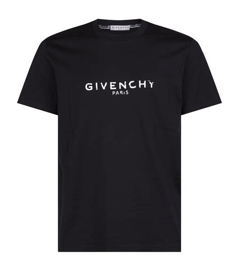 givenchy black oversized vintage logo t shirt|Givenchy t shirt men sale.